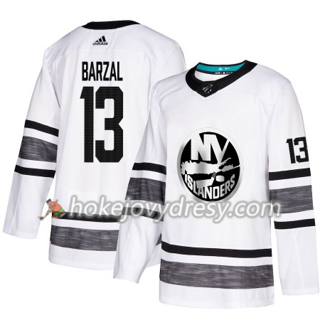 Pánské Hokejový Dres New York Islanders Mathew Barzal 13 Bílá 2019 NHL All-Star Adidas Authentic